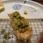 とんかつ 田 - ワサビ醤油