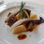 ビオディナミコ - Secondo del giorno 本日のメイン「短角牛のペポーゾ」2度目たまたま同じものを食べました。