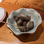 ぼんぼん亭 - お通しは　よだれミナ