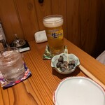 ぼんぼん亭 - 奥さんは生ビール