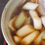藤店うどん - 優しいフォルムのネギ✨