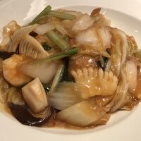 南国酒家 原宿本店 - 五目あんかけやきそば(アップ)