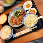 炭焼牛たん 赤兵衛分店 - 赤兵衛定食 大＋とろろ