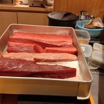 すしやのたい悟 - 仕込み済の塩釜本鮪