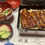 川豊別館 - うな重