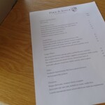 Pike & Joyce - メニュー