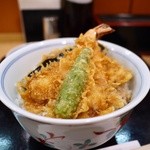 Ginza Ten'Ichi - 天丼 (竹) 840円。