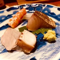ブリコール - マダコ、あこう、さわら、足赤海老(うまい)、剣先いか。