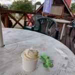 Takizawa Bokujou - 软冰淇淋◎◎因为忙，所以选择了杯装。比清泉寮的900日元的更喜欢。浓郁却又清爽。