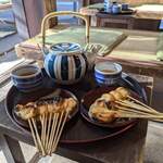 あぶり餅 本家 根元 かざりや - 