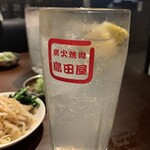 島田屋 - レモンサワー   418円(税込)