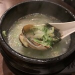島田屋 - アサリスープ   418円(税込)