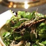 日本焼肉はせ川 別亭 - 冷野菜　群馬　伊勢崎　夏牛蒡京香と早採り野菜のサラダ