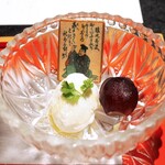 日本焼肉はせ川 別亭 - 水菓子　山梨　富士の輝き　プレミアムアイス　宮ザキ園の極上抹茶