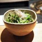 日本焼肉はせ川 別亭 - 冷野菜　群馬　伊勢崎　夏牛蒡京香と早採り野菜のサラダ