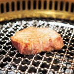 日本焼肉はせ川 別亭 - 究極　神のタン厚切り　塩　山葵