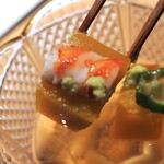 日本焼肉はせ川 別亭 - 【八寸】南瓜豆腐