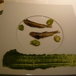 タニーチャ - 温前菜：和歌山産稚鮎（2014.4）