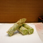 天麩羅 なか江 - ・アスパラガス