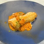 ビストロスリール - 鱸アメリケーヌトマトクリームソース