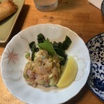 まねき屋 - なめろう　この日はカンパチ