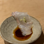 すしやのたい悟 - mmさんからのお裾分け　平目刺し