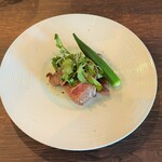 アルベルゴ アスペラ - 本日のメイン　宮崎のマルシンのお肉