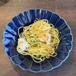 アルベルゴ アスペラ - 本日のパスタ②ハモとカラスミのパスタ