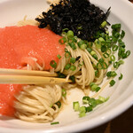 NIBOSHI MANIA - 麺の下に油