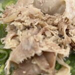 元祖ラーメン長浜家 - 肉のアップ