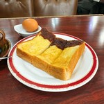 珈琲ブレーク - モーニング　今日はあんこが付きますと