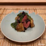 御料理 寺沢 - いわて牛のシャトーブリアンと岩中豚のヒレ肉の炭火焼