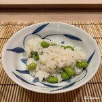 御料理 寺沢 - 夏豆の豆めし
