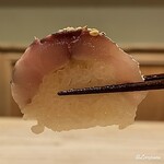 御料理 寺沢 - 真鯵の棒ずし