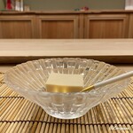 御料理 寺沢 - ブルーチーズのブランマンジェ