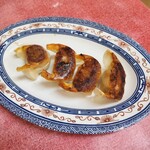 大久ラーメン - セットの餃子