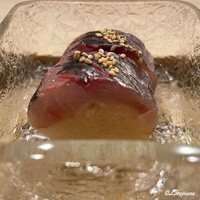 御料理 寺沢 - 真鯵の棒ずし