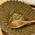 鮨 さいとう - ジュンサイと毛蟹のハーモニカ