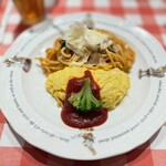 ラケル - 料理写真:喫茶店のオムライスとナポリタン
