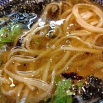 麺家 たけ田 - つけ汁にイン