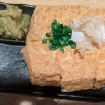 おちょぼ串 - 熱々厚揚げ豆腐