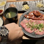 肉の青木商店 - 仏蘭西的左腕のお供と
