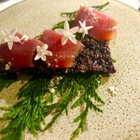 Fish Bank TOKYO - 鮪と黒米煎餅♪