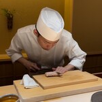 くるますし - 鰆の切付け