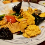 中華飯店 一番 - 豚、卵とキクラゲの炒め