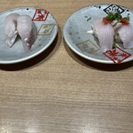 回転寿司 鮮 - こち　カワハギ