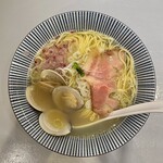 貝だし麺 きた田 - 蛤らぁ麺塩