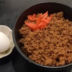 尾道らーめん 三公 - そぼろ飯セット