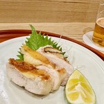 北新地 しえん - 鶏むね肉のたたき