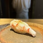 鮨 三心 - 追加のボタン海老